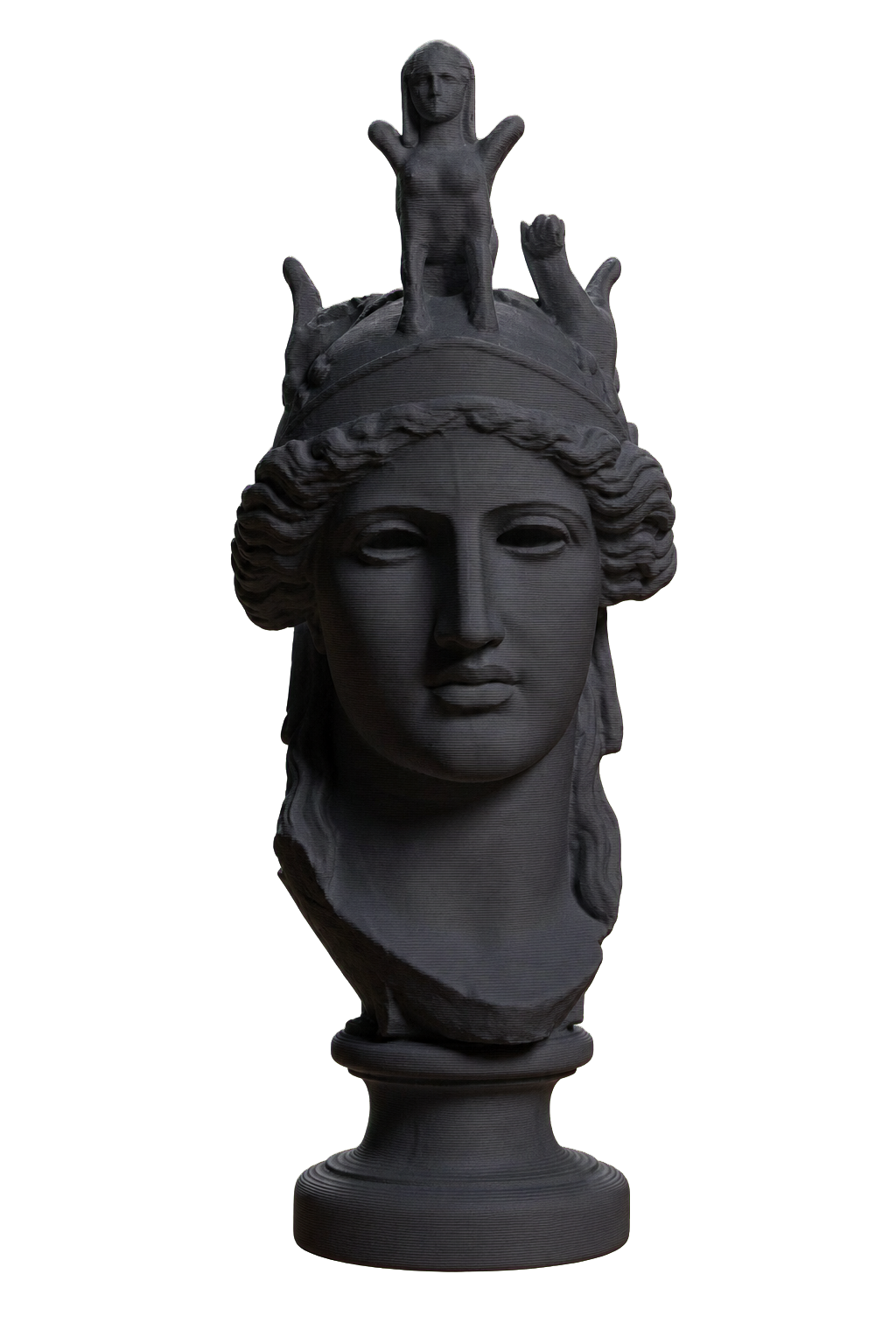 Athena with Headdress 3D Printed Museum Replica
