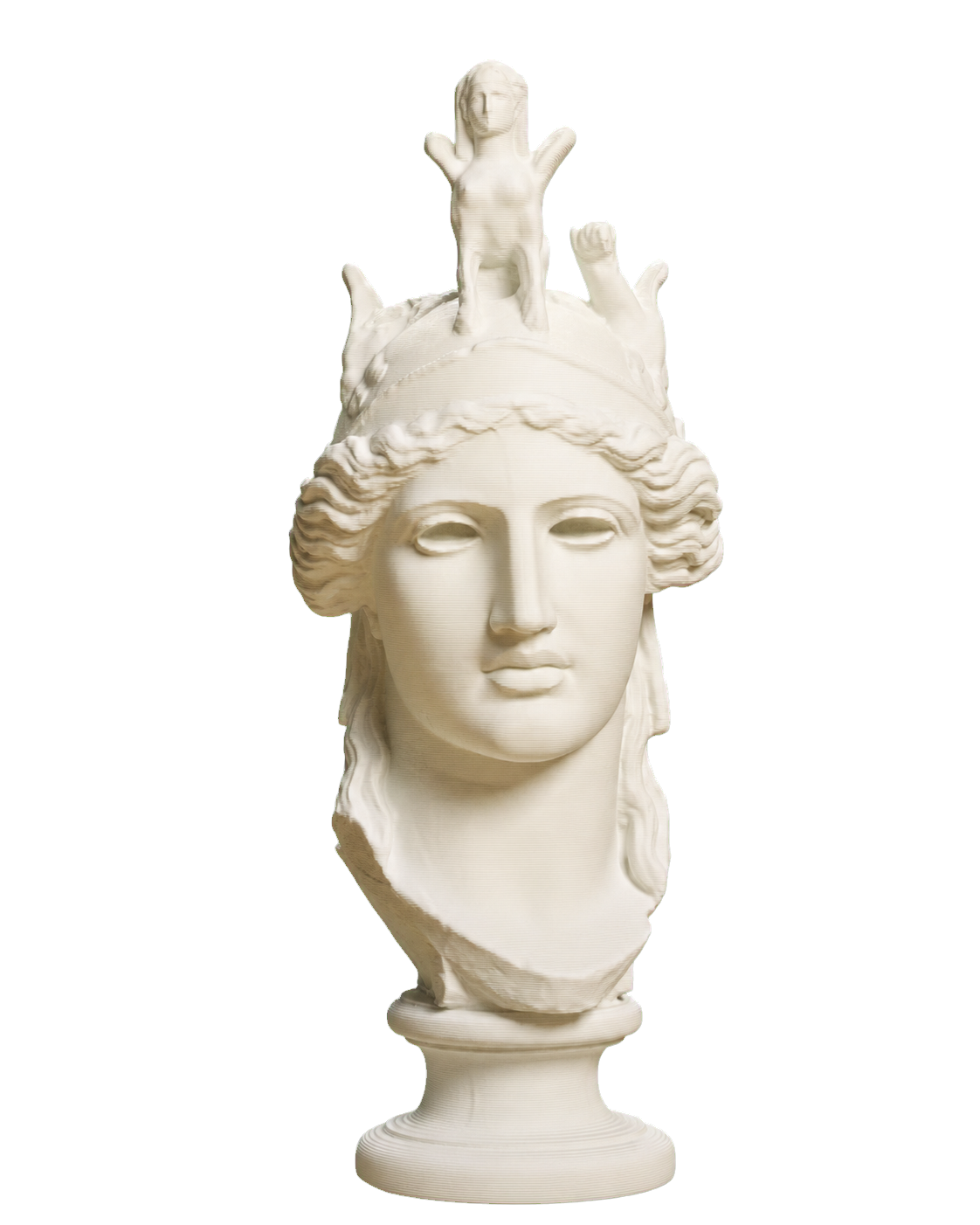Athena with Headdress 3D Printed Museum Replica