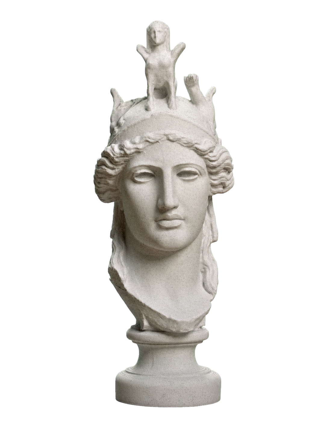 Athena with Headdress 3D Printed Museum Replica