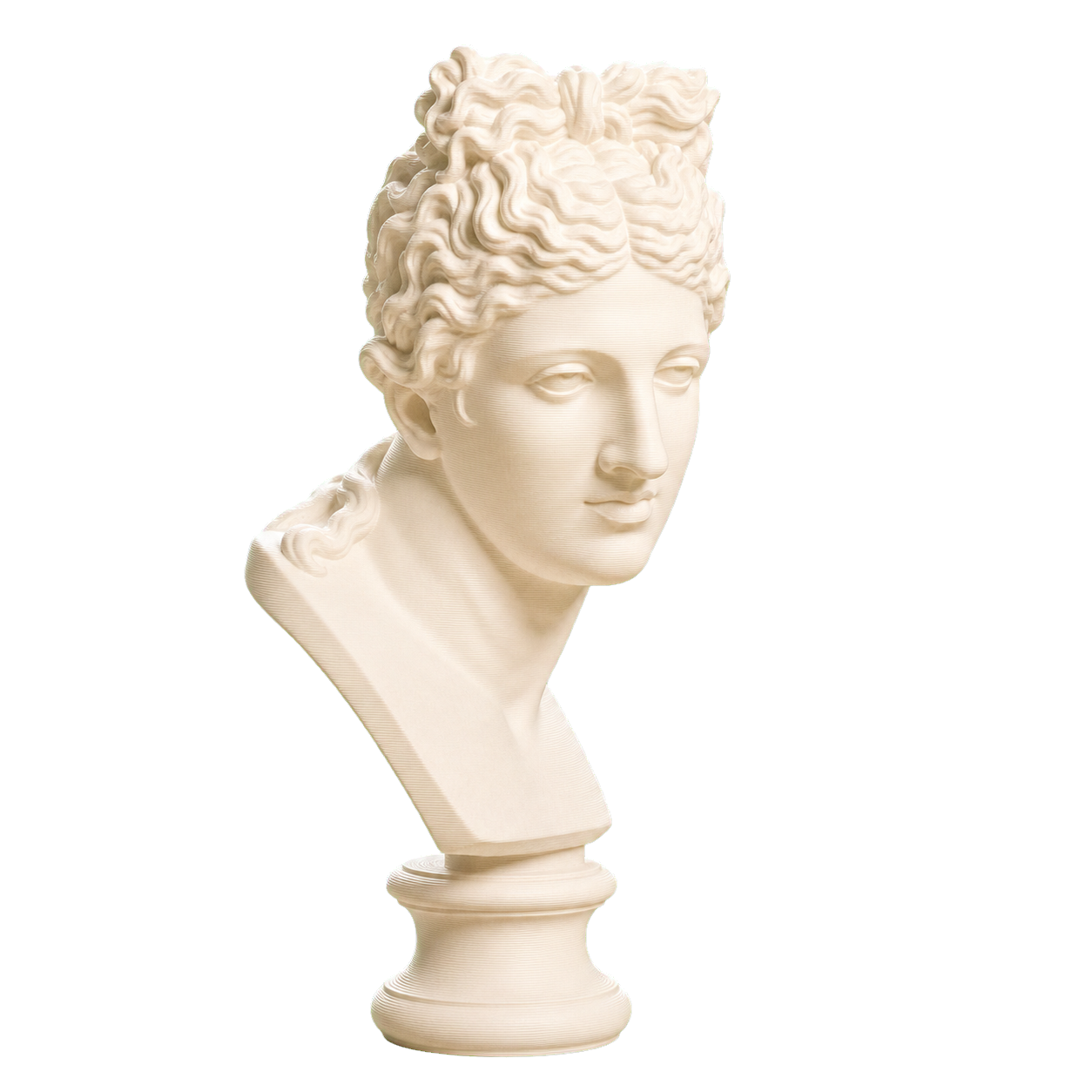 Museum Woman Portrait II 3D Printed Collectible Bust