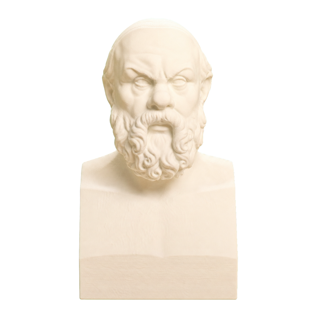 Socrates 3D Printed Collectible Bust