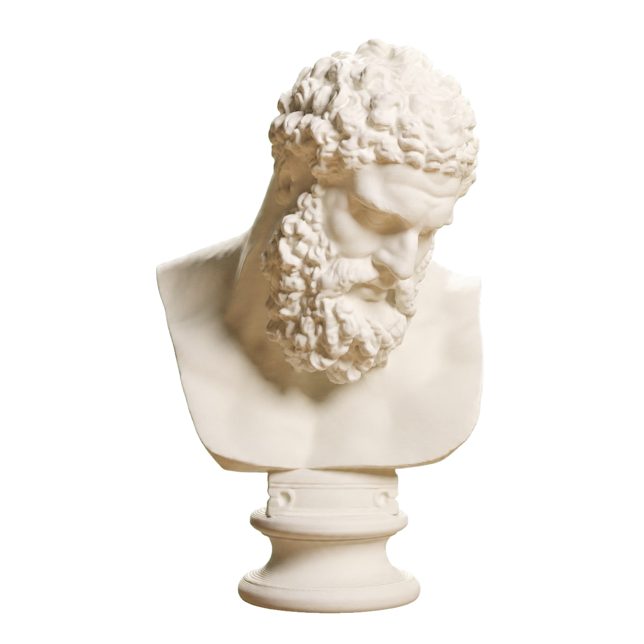 Farnese Hercules 3D Printed Collectible Bust