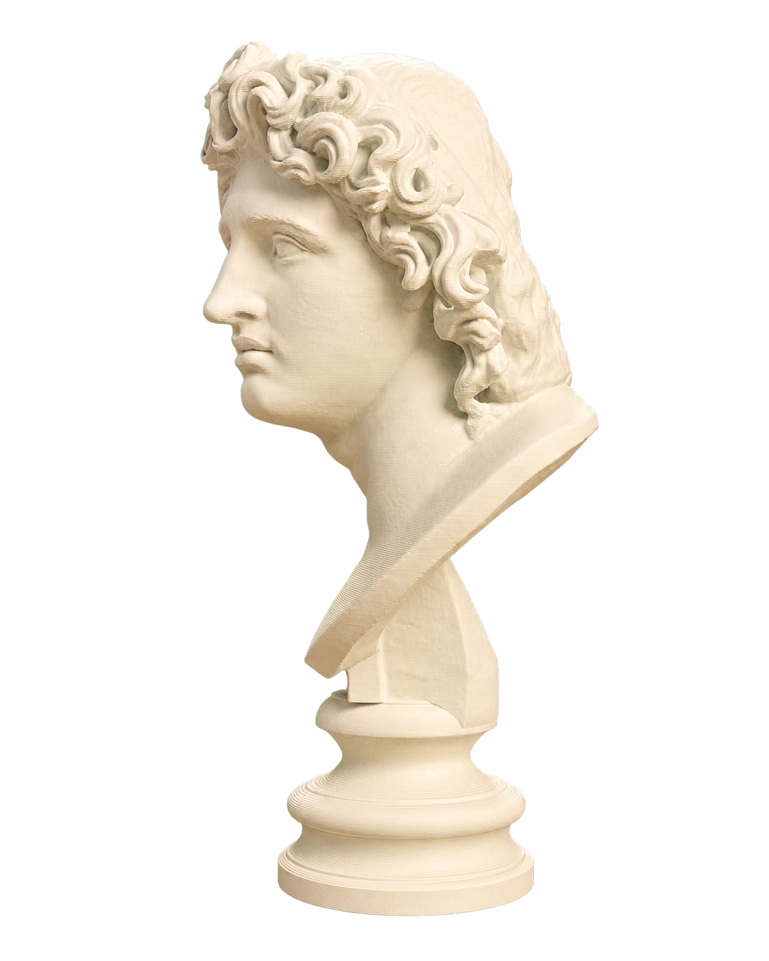 Alexander the Great as Helios 3D Printed Museum Replica