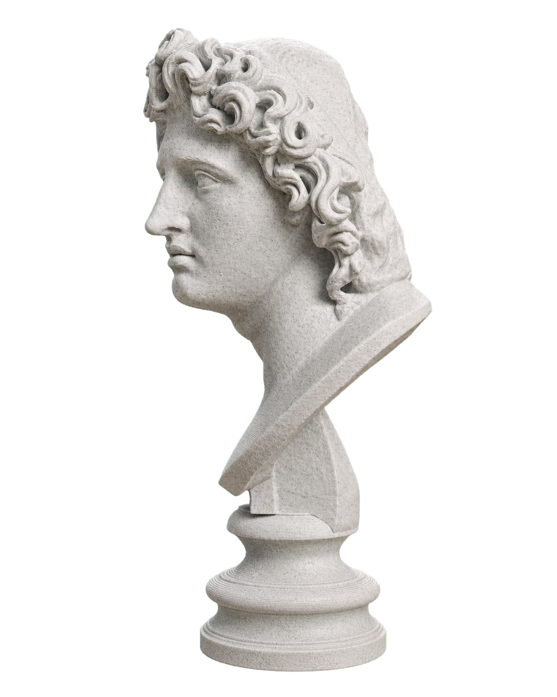 Alexander the Great as Helios 3D Printed Museum Replica