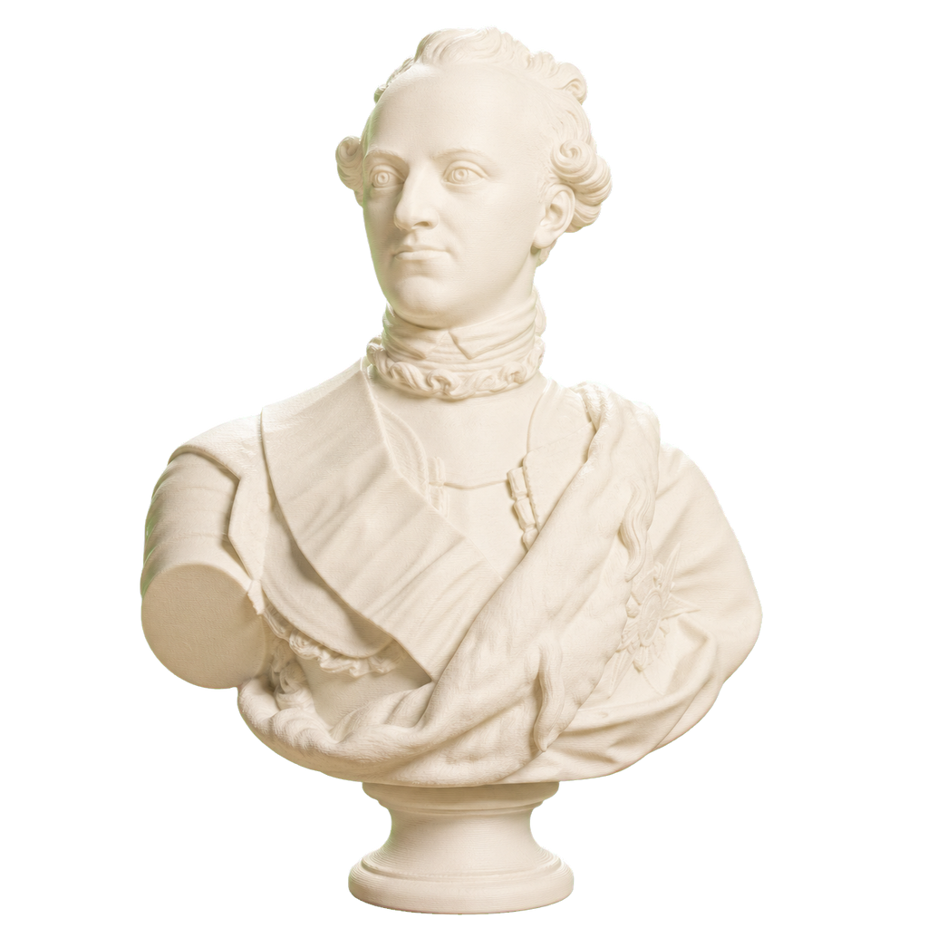 Carl XIII, King of Sweden 3D Printed Collectible Bust
