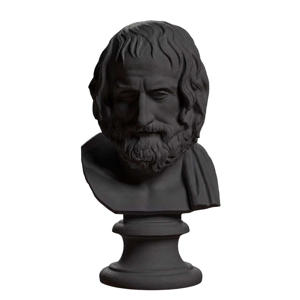 Euripides, Farnese Type 3D Printed Collectible Bust