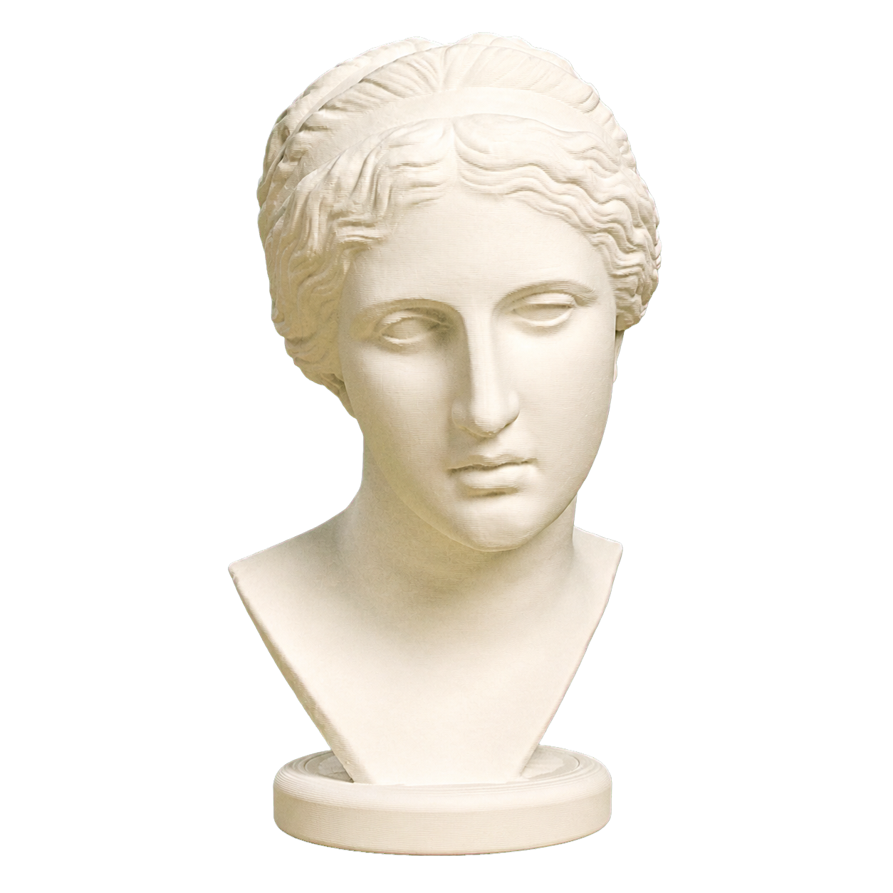 Nymph or Muse 3D Printed Collectible Bust