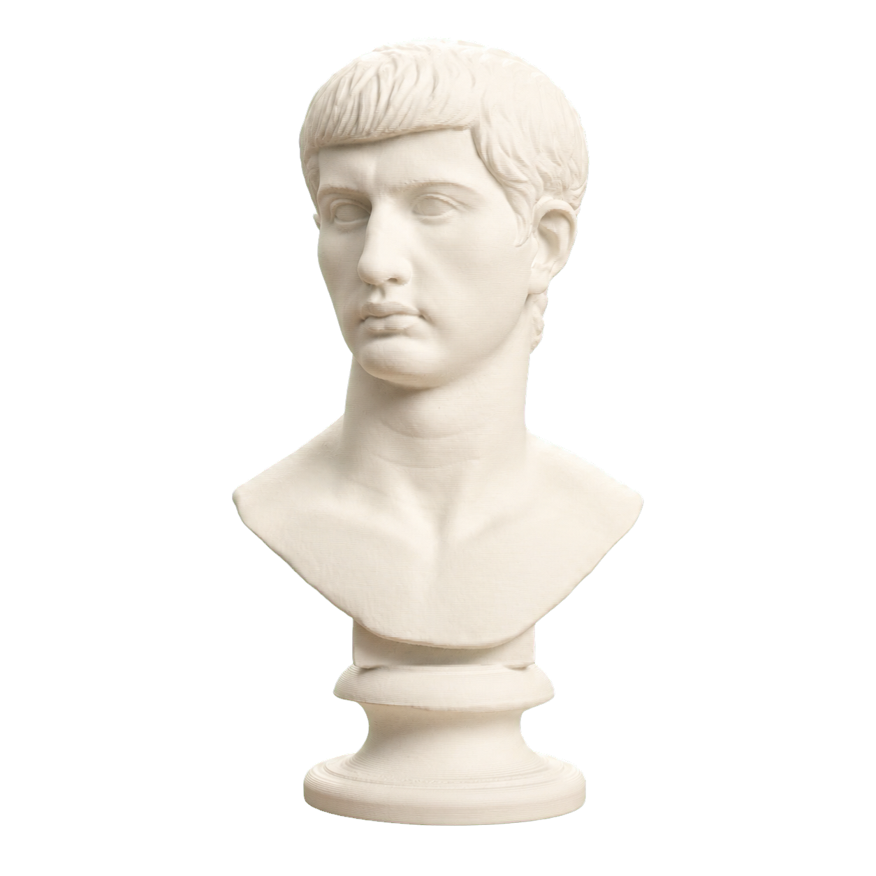 Portrait of an Augustan Prince (Possibly Marcellus) 3D Printed Collectible Bust
