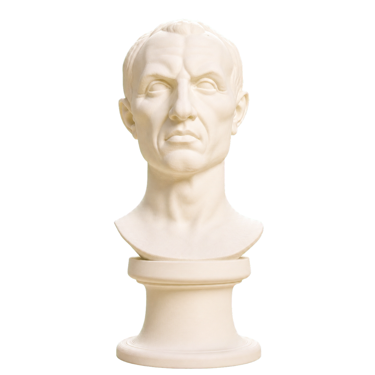 Julius Caesar Portrait No. 0344 3D Printed Collectible Bust