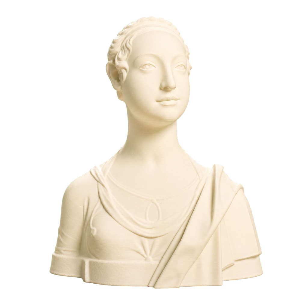 Portrait of a Young Girl 3D Printed Collectible Bust
