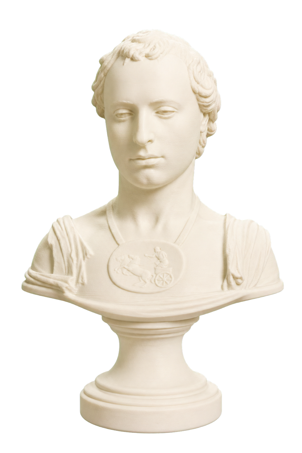 Young Man with a Medallion 3D Printed Collectible Bust