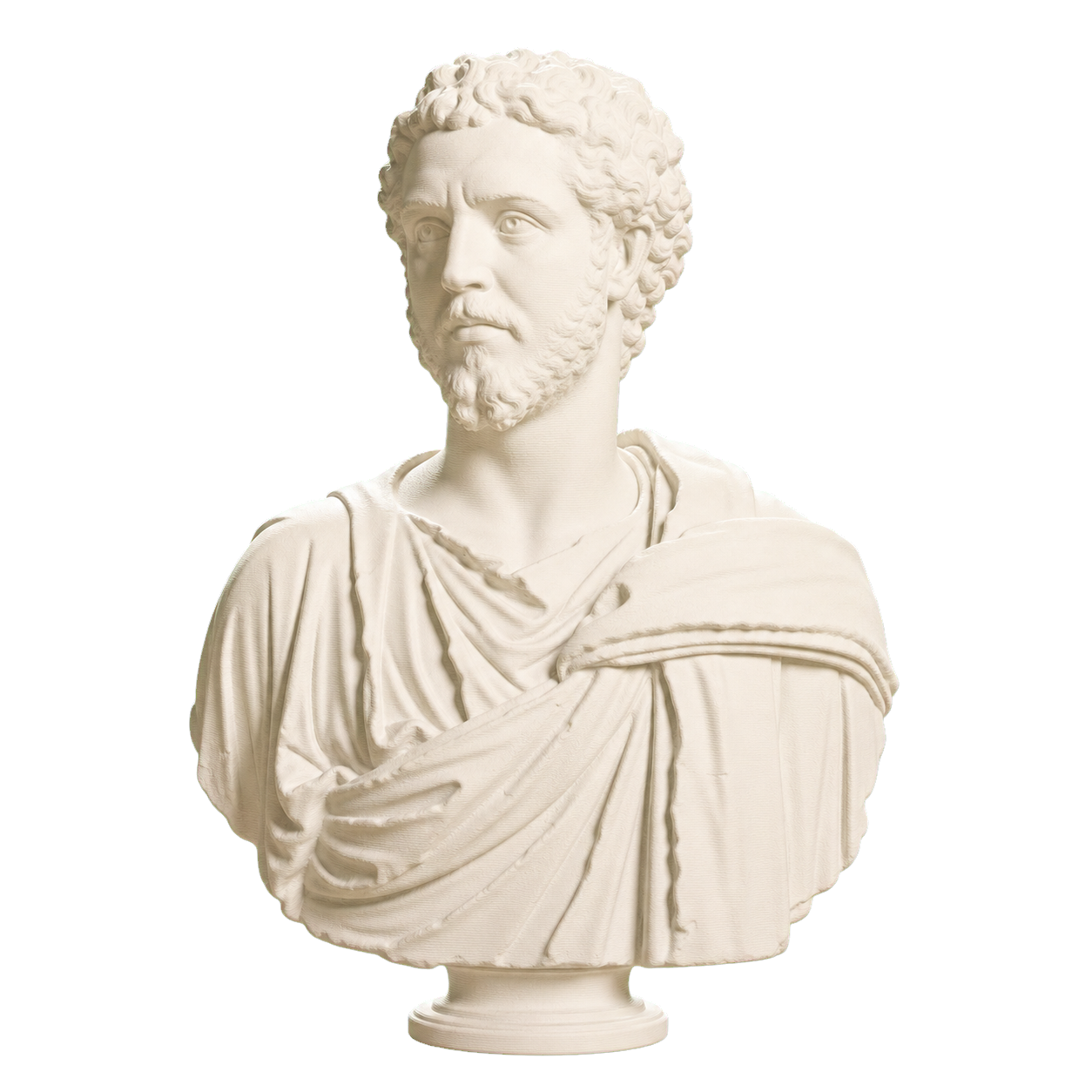 Portrait of a Man (Possibly Septimius Severus) 3D Printed Museum Replica