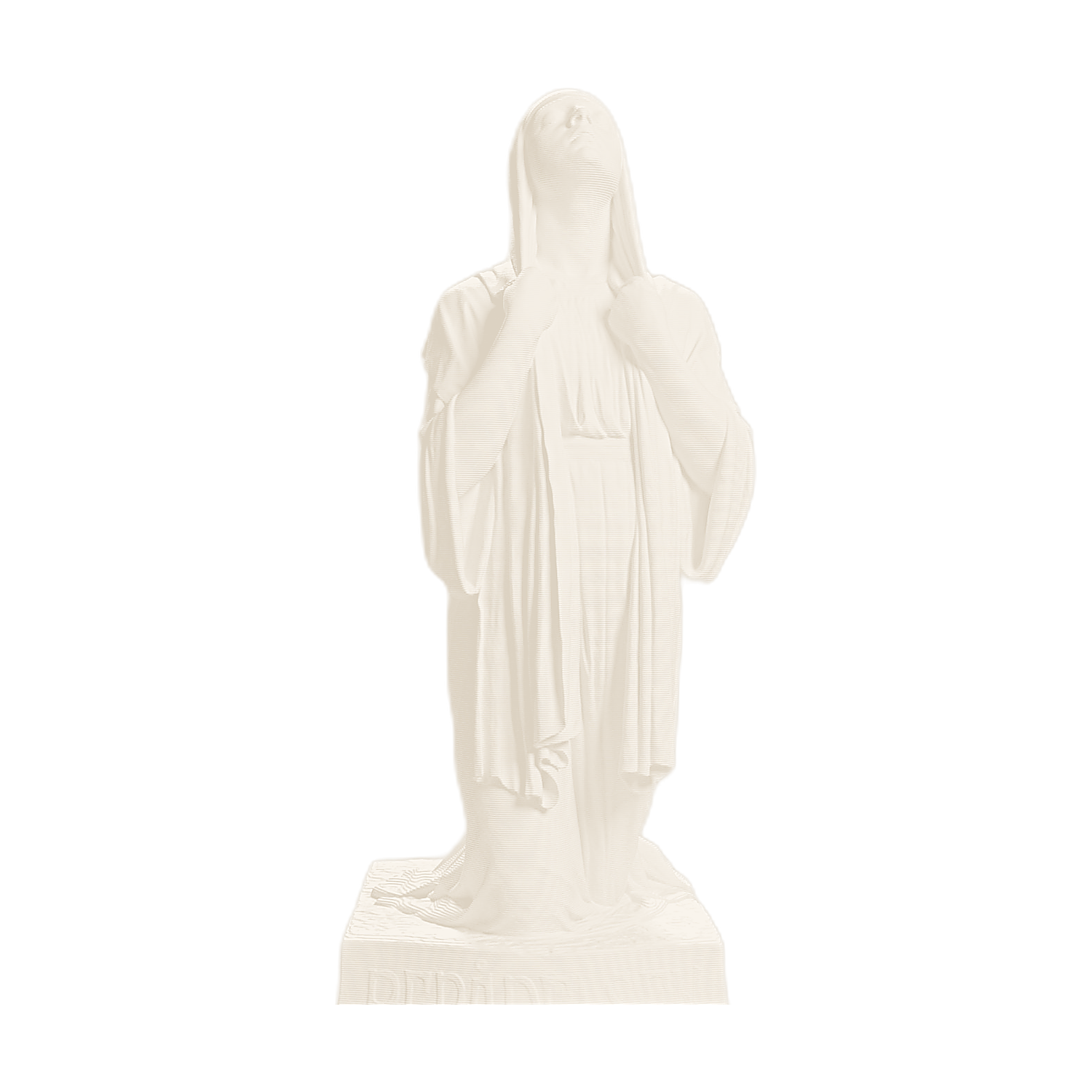 The Annunciation 3D Printed Collectible Sculpture