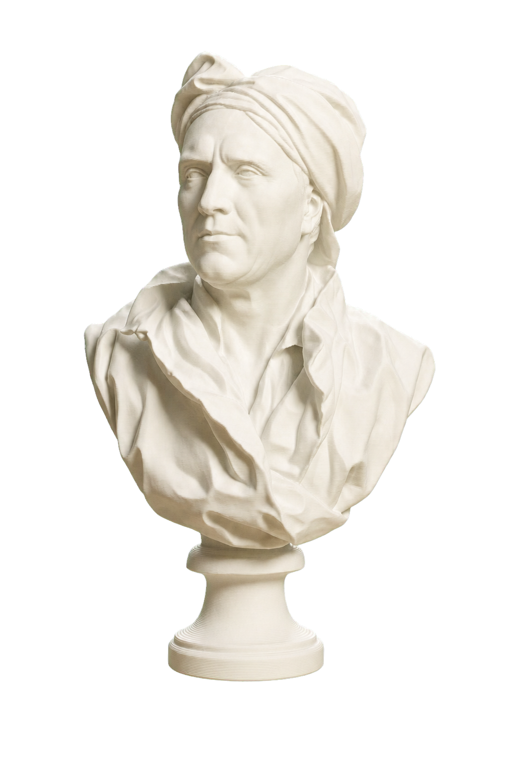 Nicolas Coustou 3D Printed Museum Portrait Replica