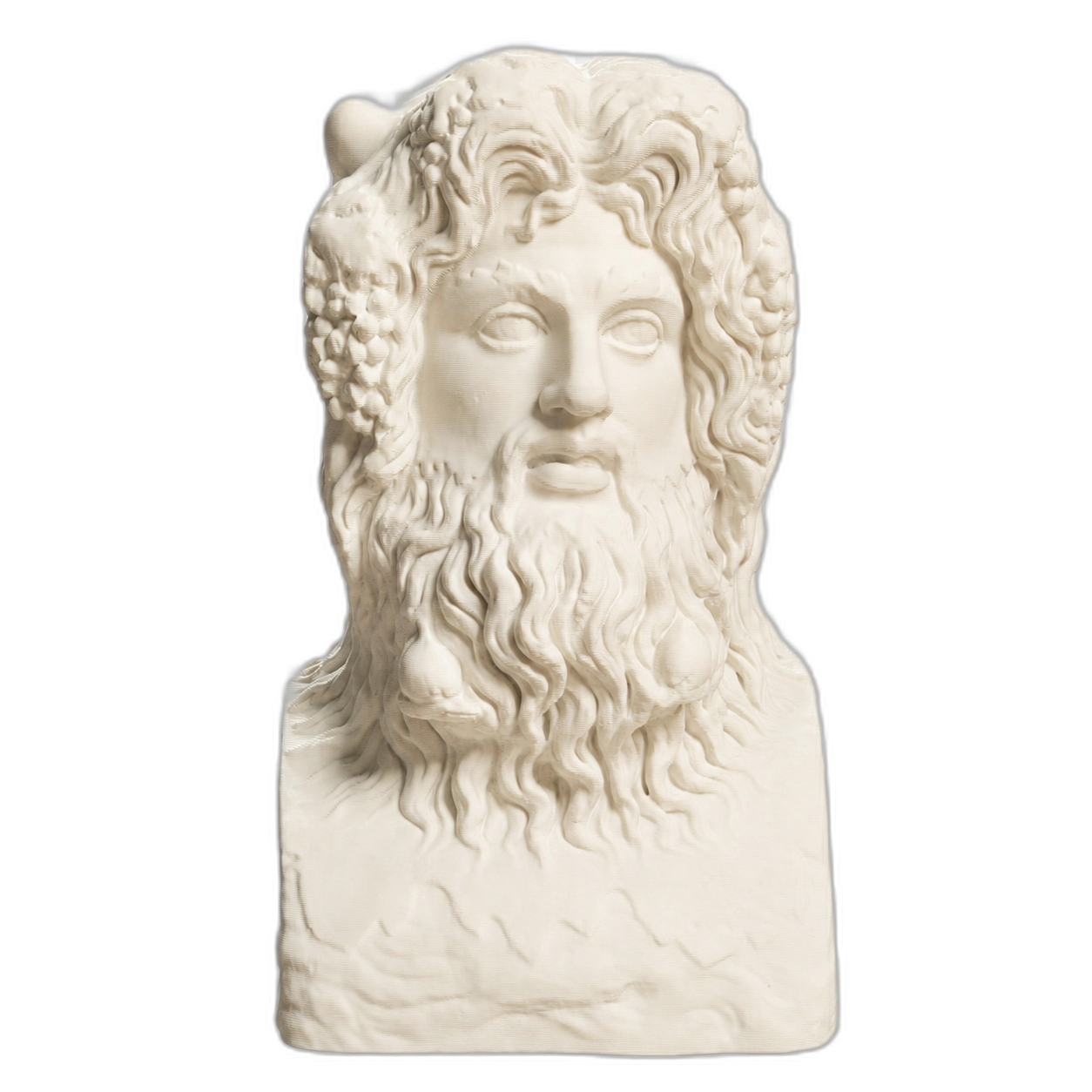 Horn-Crowned Sea Deity 3D Printed Museum Replica