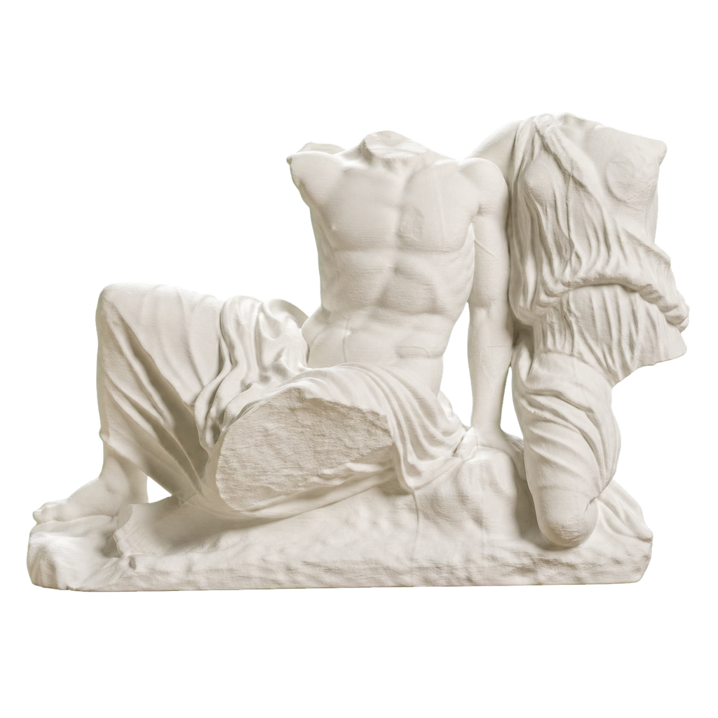 Cecrops and His Daughter Pandrosos 3D Printed Collectible Bust
