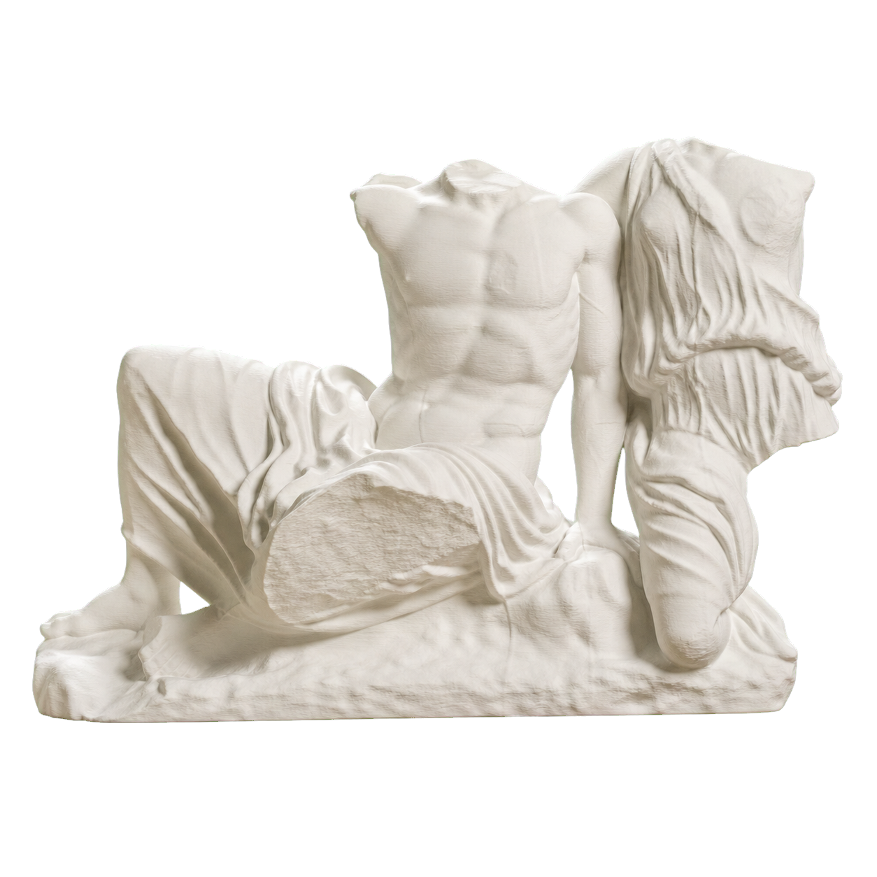 Cecrops and His Daughter Pandrosos 3D Printed Collectible Bust