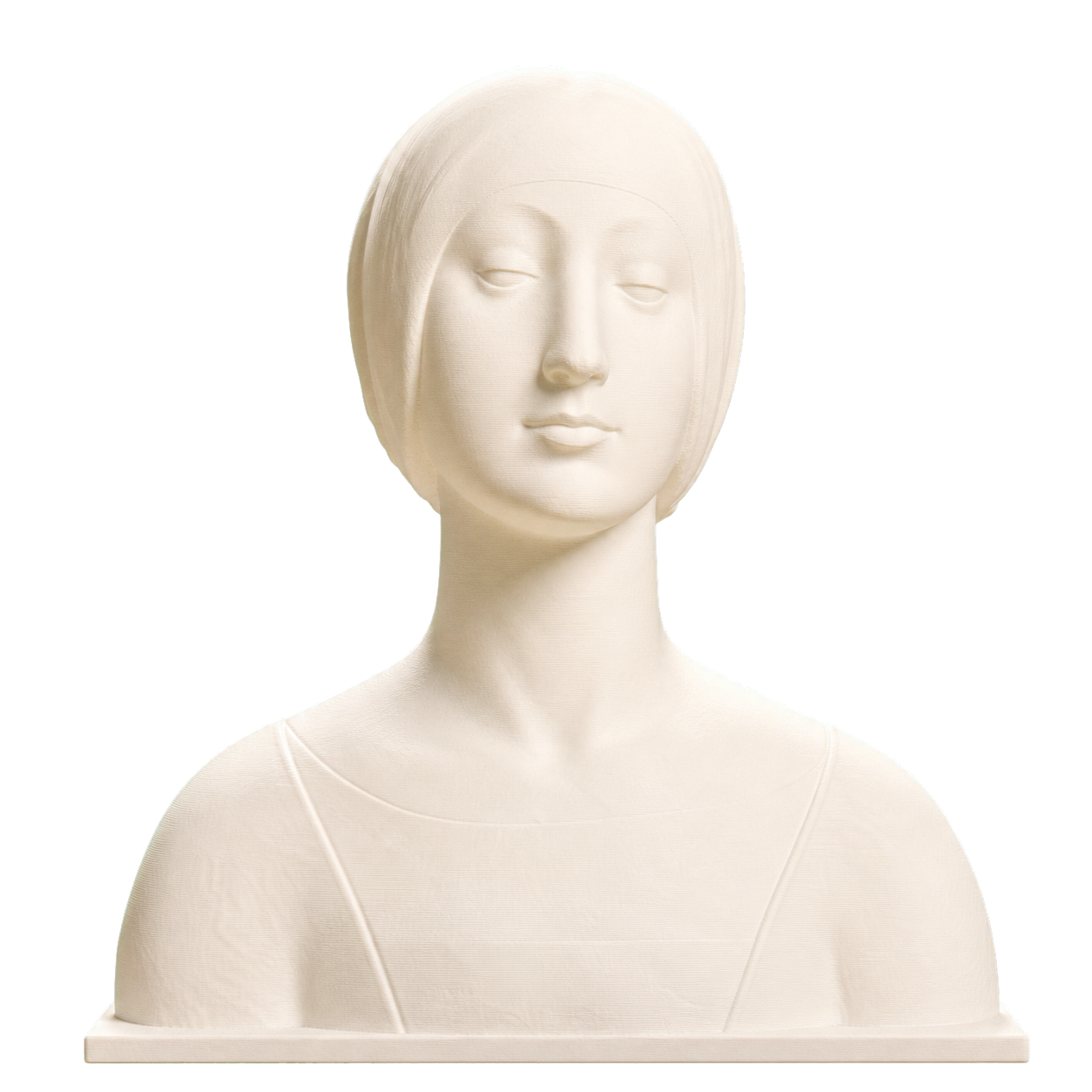 Portrait Bust, Possibly Isabella of Aragon - 3D Printed Replica