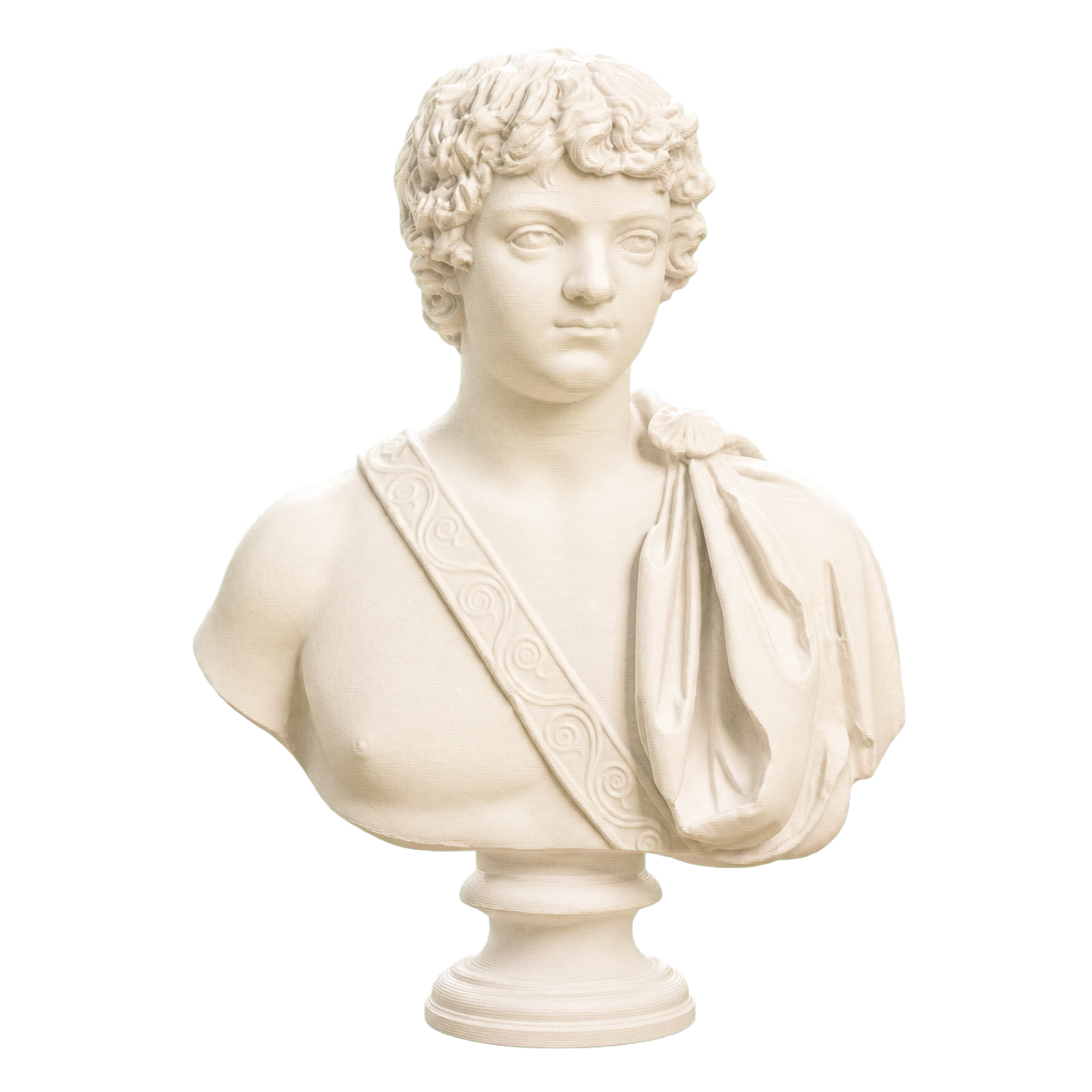 Young Caracalla 3D Printed Collectible Bust