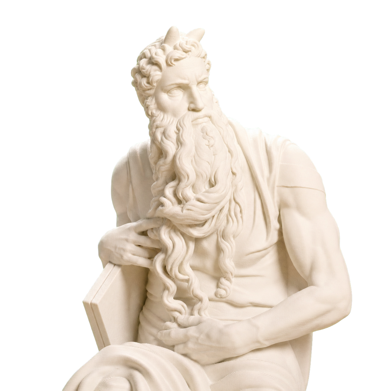 Moses (Upper Half) 3D Printed Collectible Bust