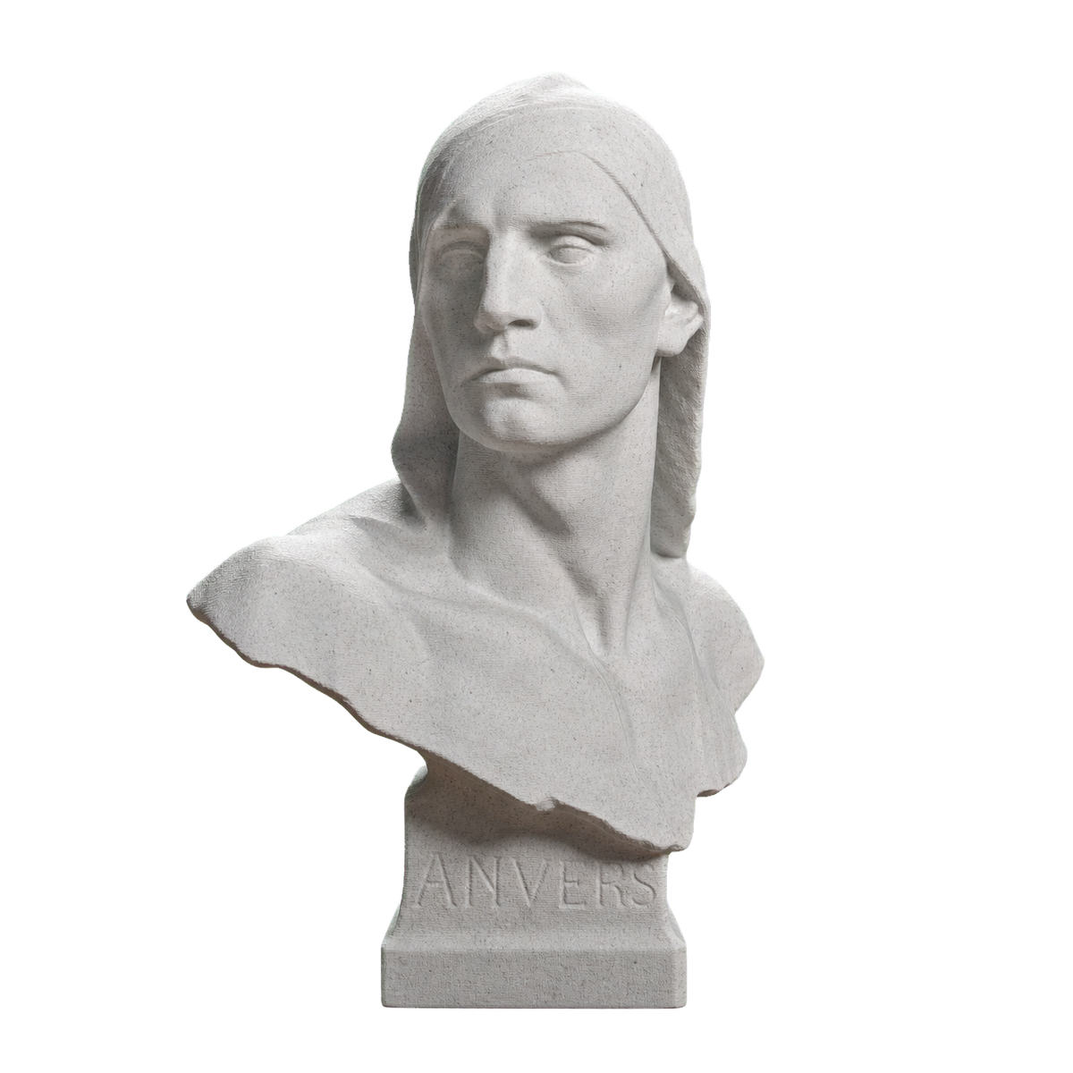 Anvers (Antwerp) 3D Printed Collectible Bust