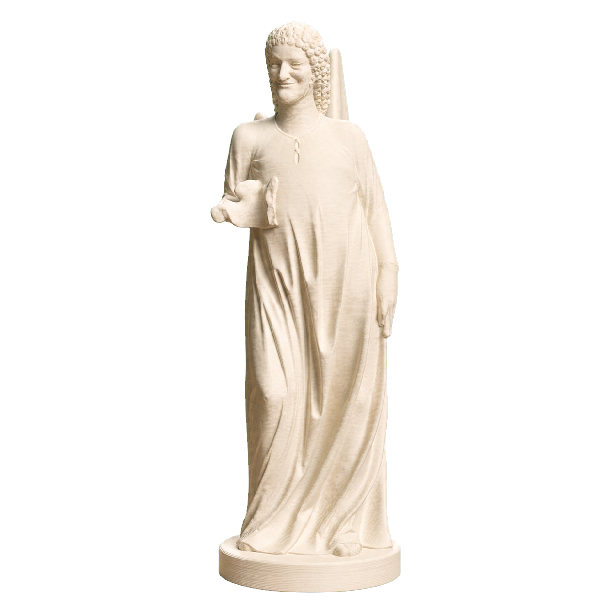 Possible Angel Gabriel with Dove 3D Printed Collectible Bust