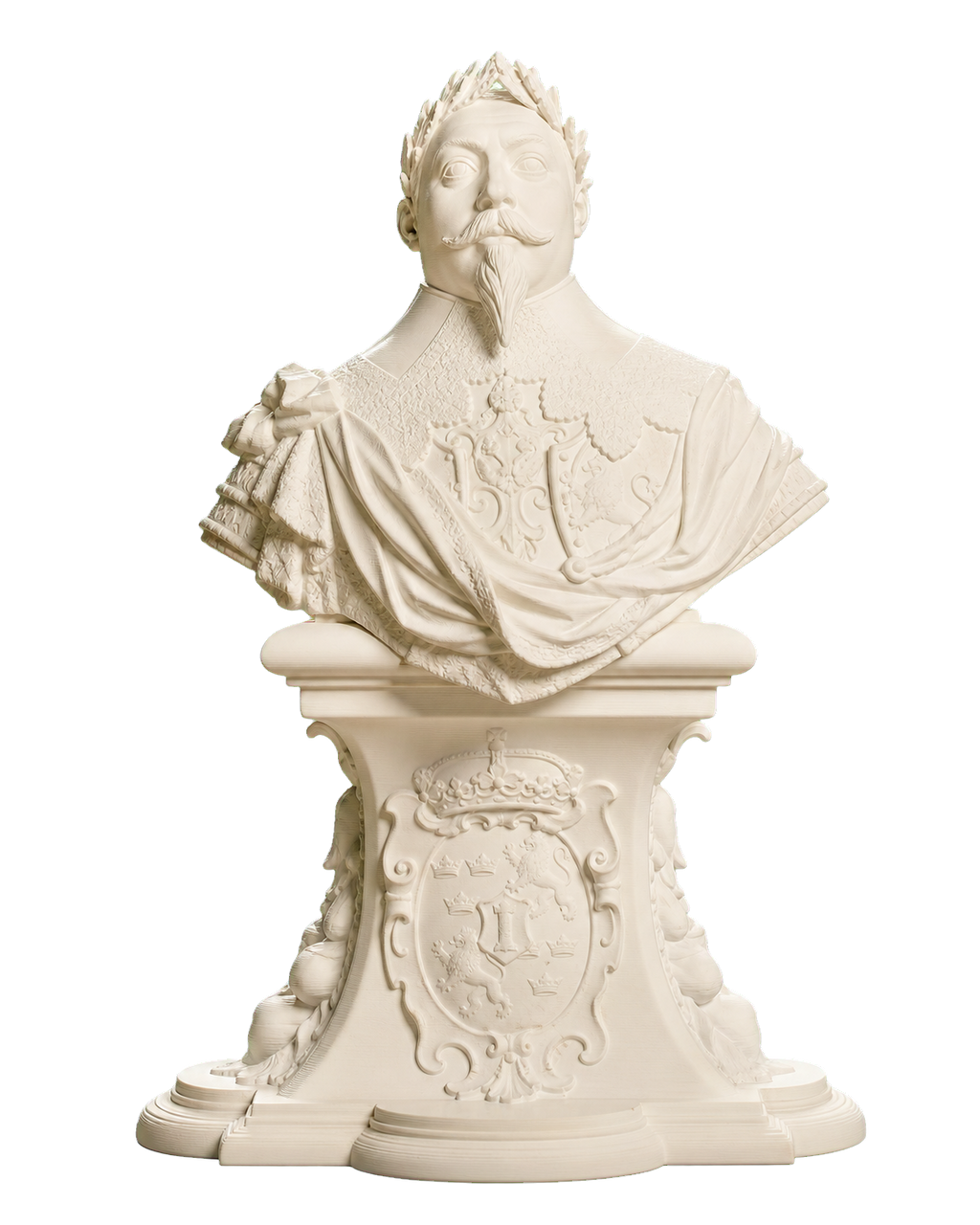 Gustav II Adolf, King of Sweden 3D Printed Collectible Bust