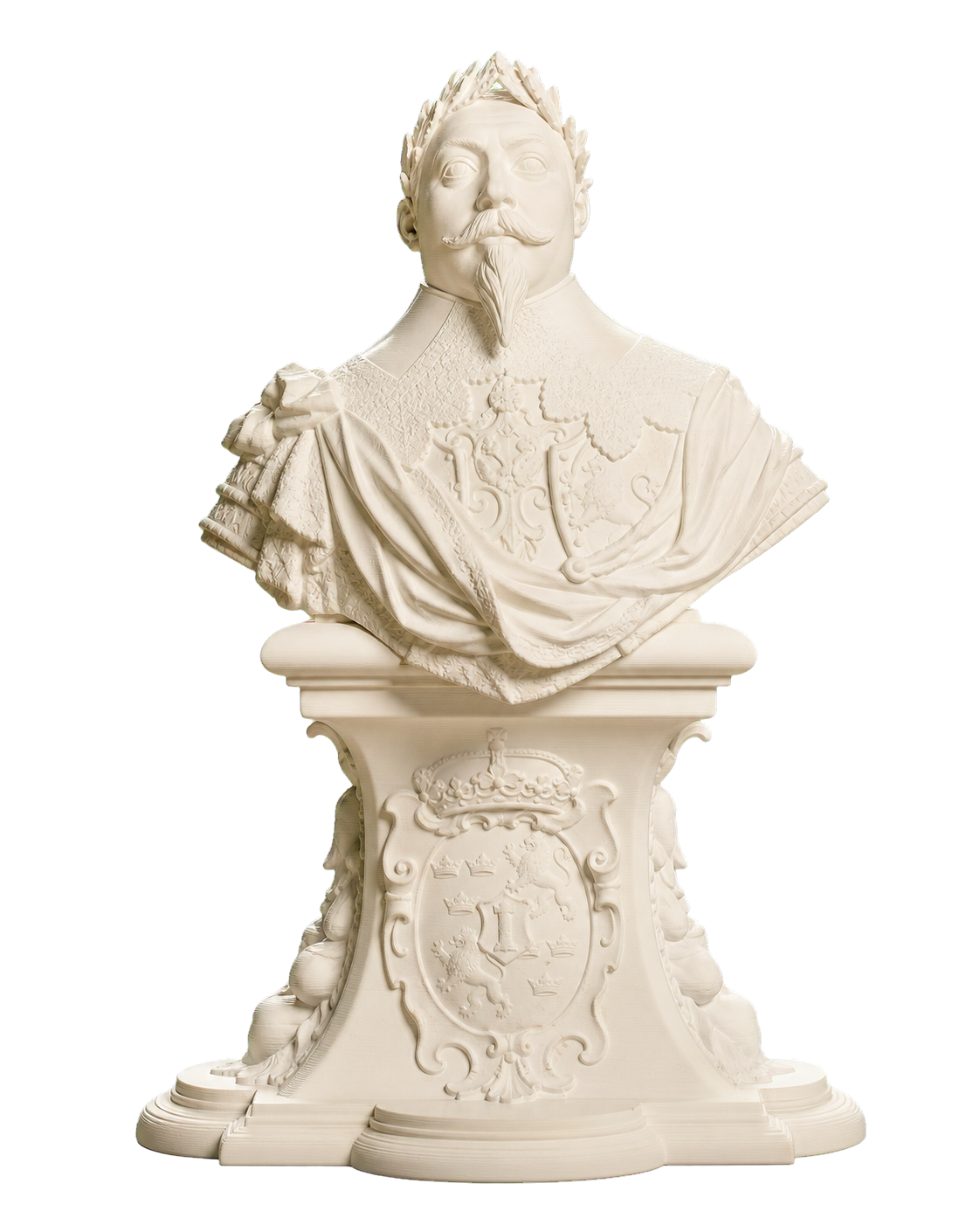 Gustav II Adolf, King of Sweden 3D Printed Collectible Bust