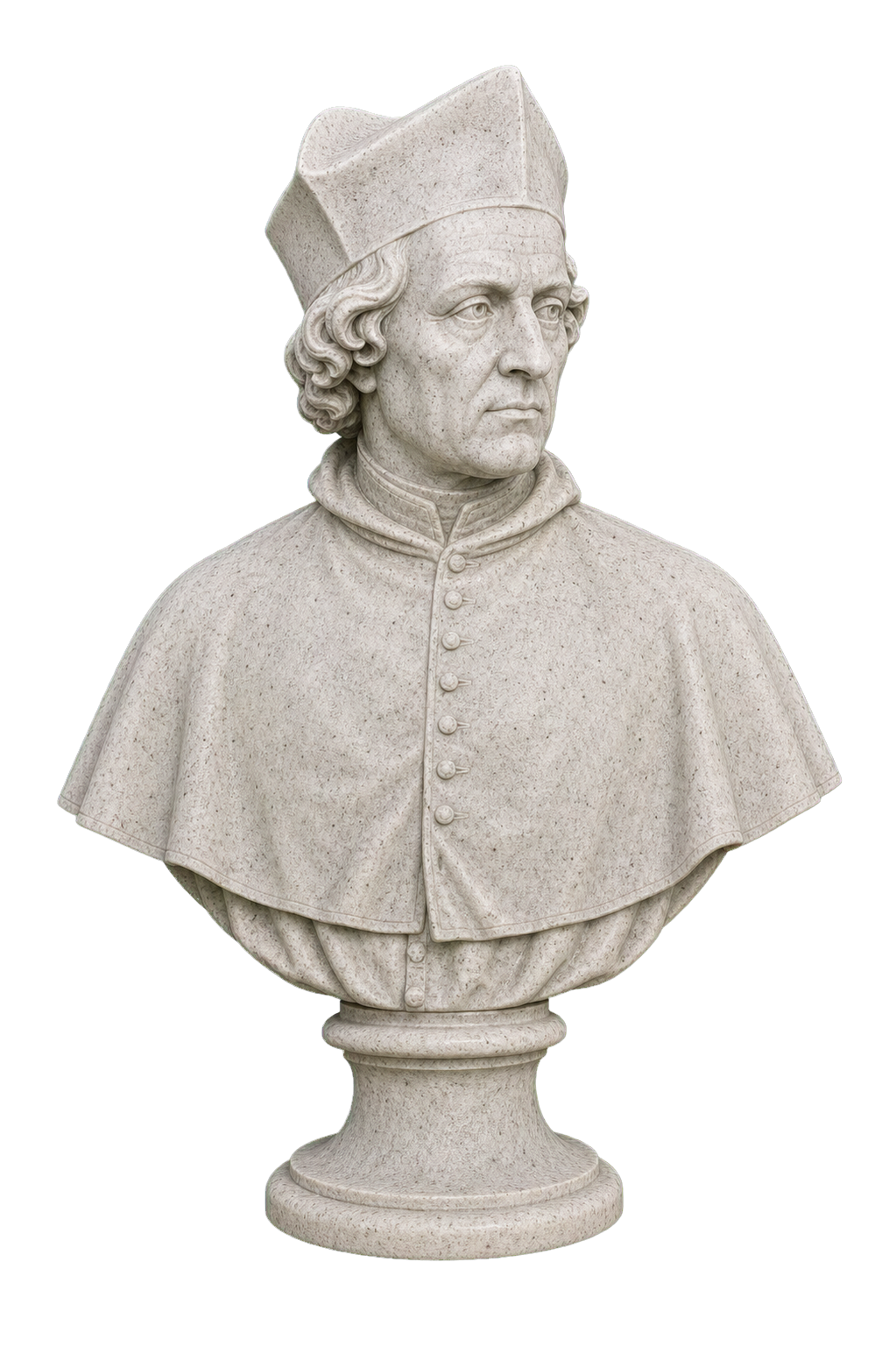 Portrait of a Cardinal 3D Printed Museum Replica
