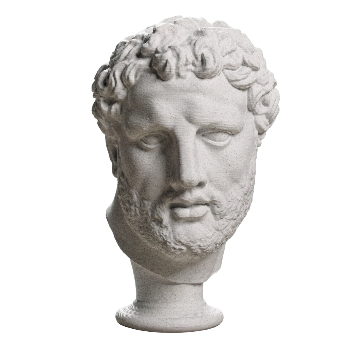 Ancient Portrait Head No. 0448 3D Printed Collectible Bust