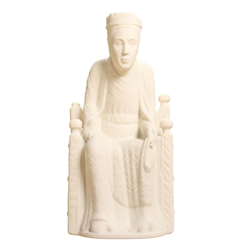 Romanesque Enthroned Madonna 3D Printed Museum Replica