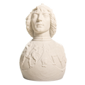 Helmet-Clad Figure with Relief Harness 3D Printed Museum Replica