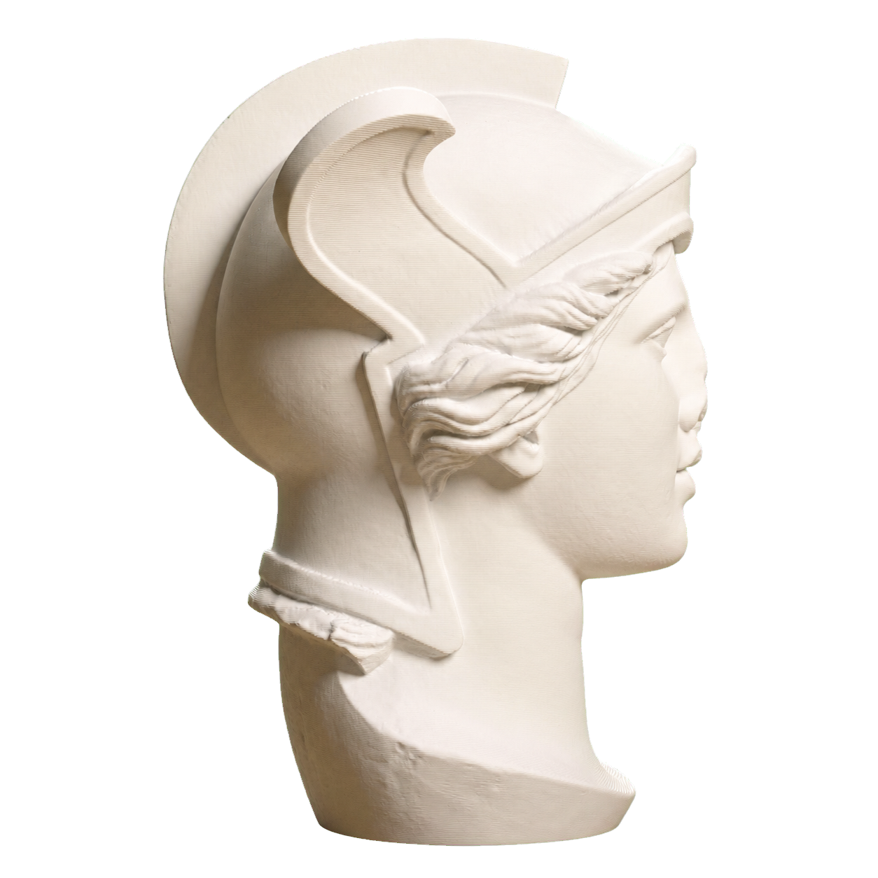 Helmeted Athena 3D Printed Museum Replica