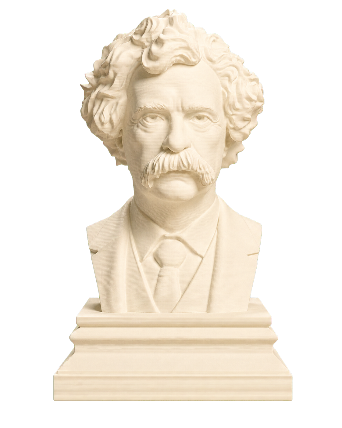 Mark Twain 3D Printed Collectible Bust
