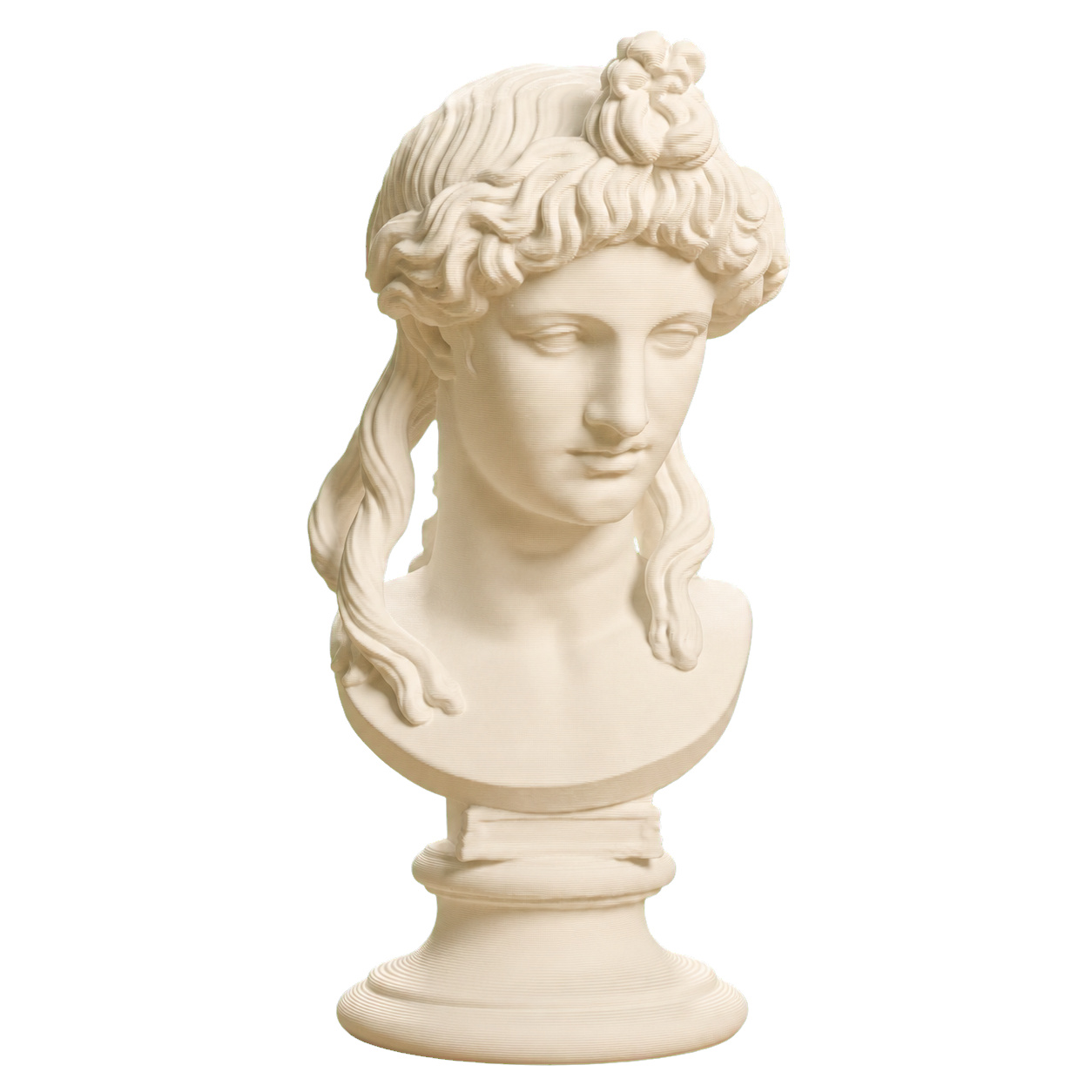 Roman Woman with Bound Hair 3D Printed Collectible Bust