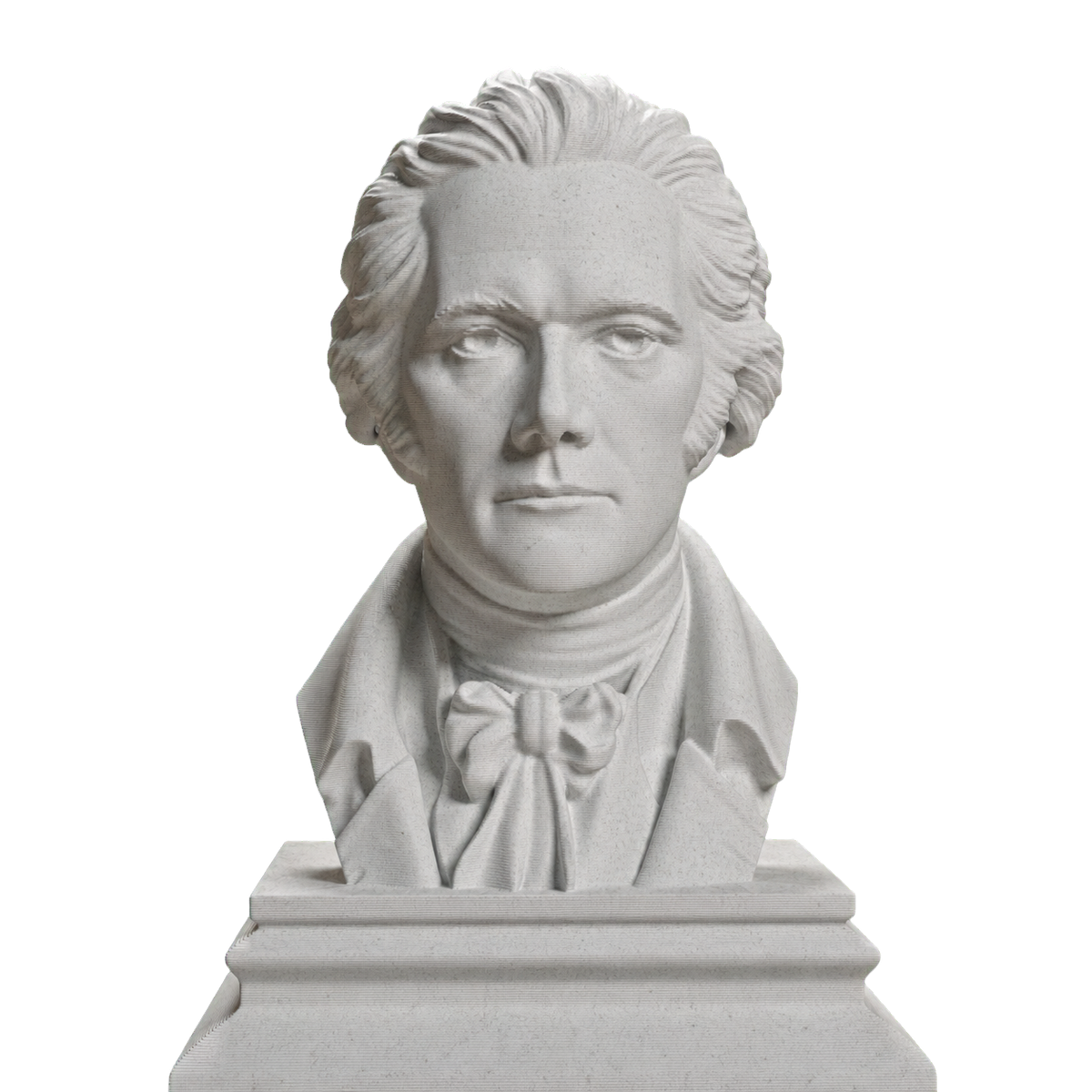 Alexander Hamilton 3D Printed Collectible Bust