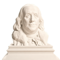 Benjamin Franklin 3D Printed Collectible Bust