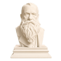 Claude Monet 3D Printed Collectible Bust