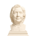 Hillary Clinton 3D Printed Collectible Bust