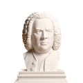 Johann Sebastian Bach 3D Printed Collectible Bust