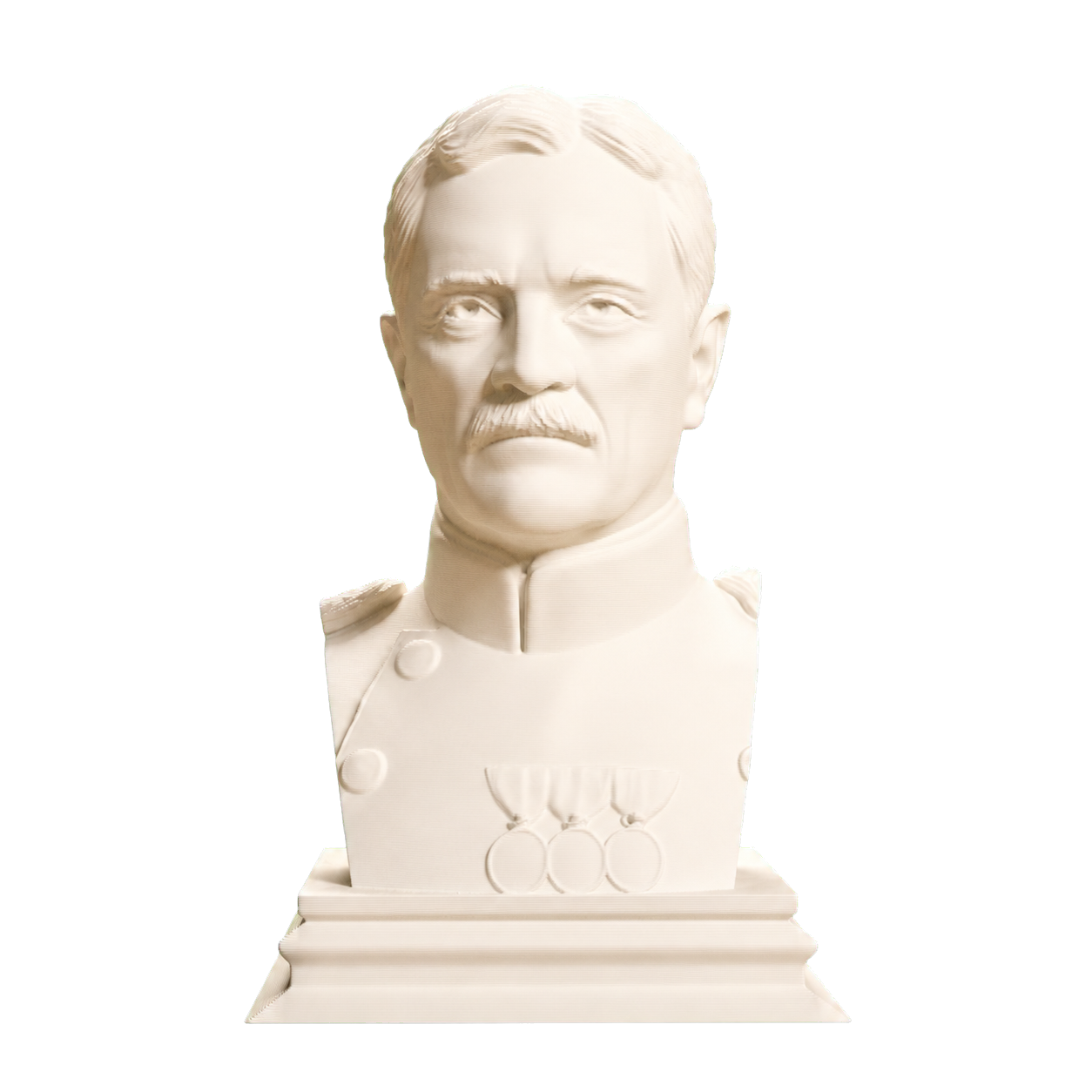 John J. Pershing 3D Printed Collectible Bust