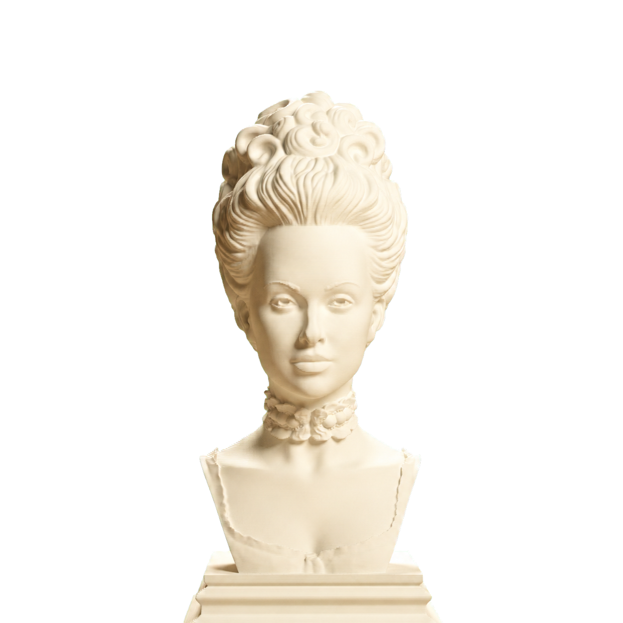 Marie Antoinette 3D Printed Collectible Bust