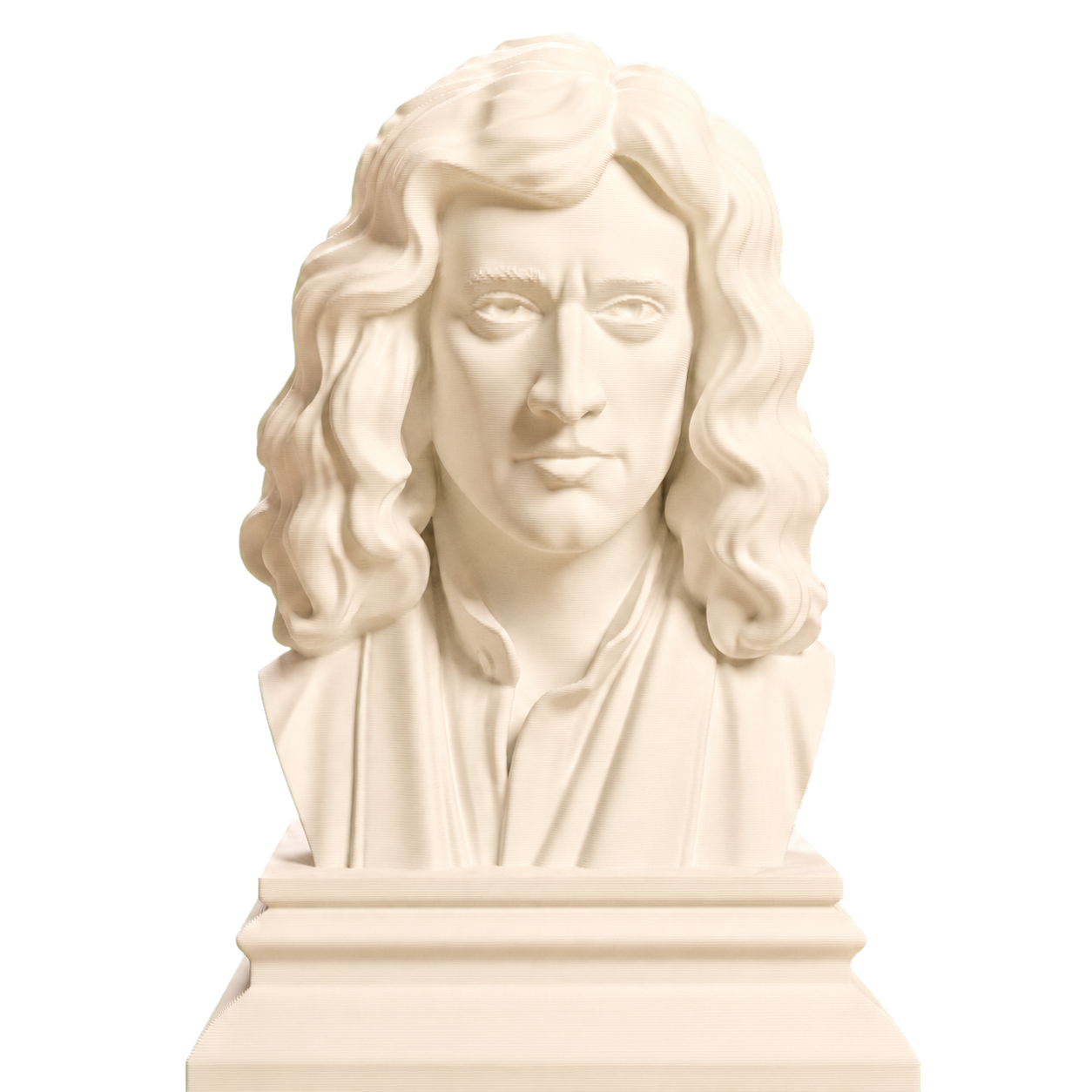 Isaac Newton 3D Printed Collectible Bust