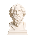 Archimedes Portrait 3D Printed Collectible Bust