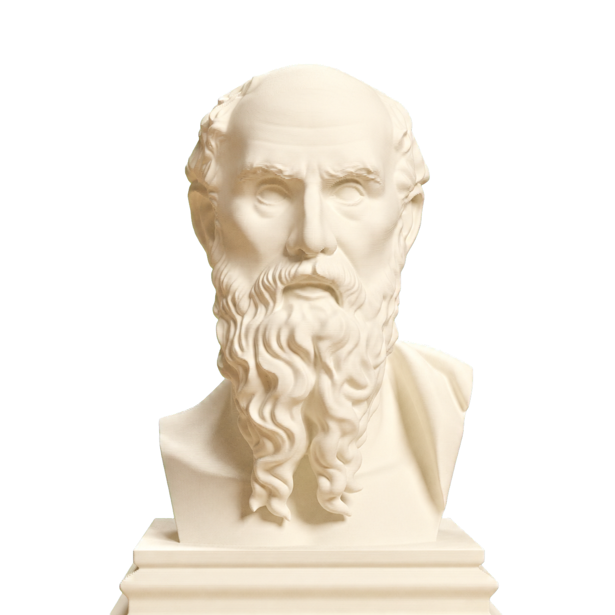 Diogenes Philosopher 3D Printed Collectible Bust