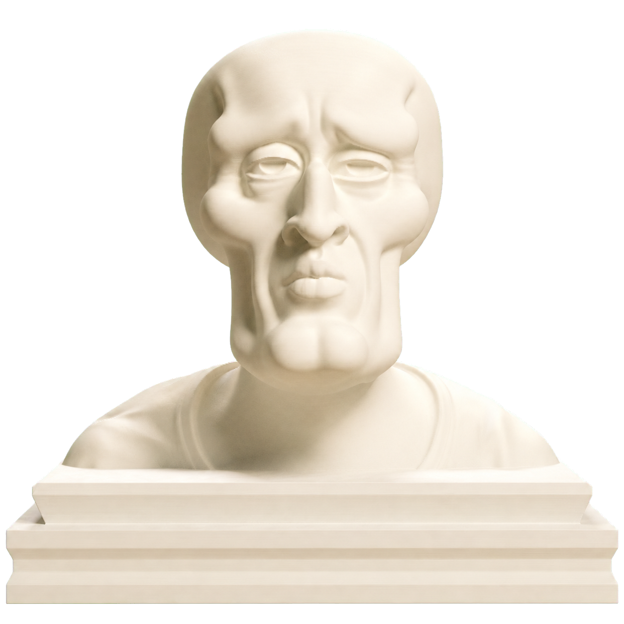 Handsome Squidward 3D Printed Collectible Bust