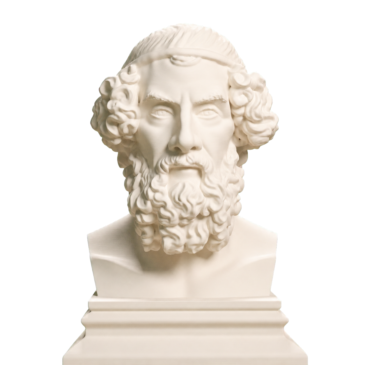 Homer the Poet 3D Printed Collectible Bust