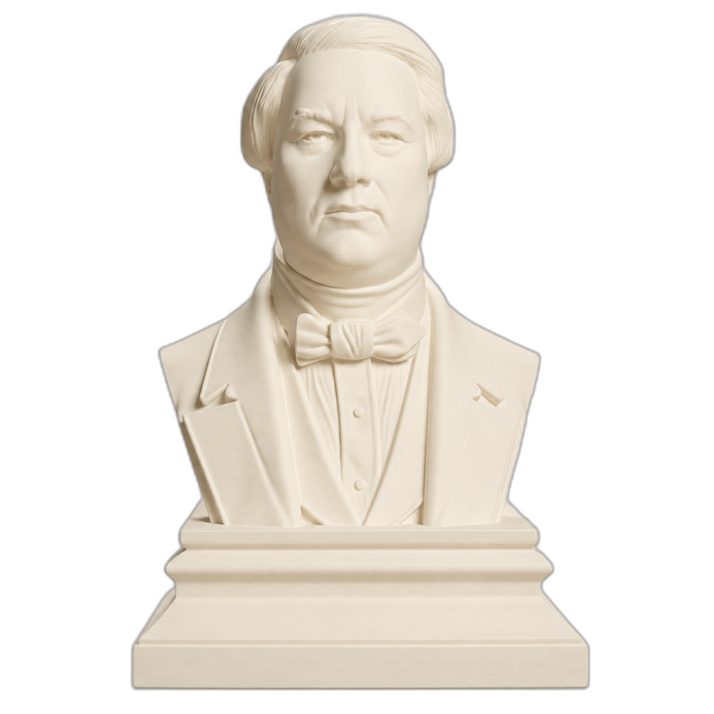 Millard Fillmore 3D Printed Collectible Bust