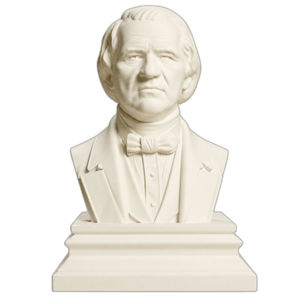 Andrew Johnson 3D Printed Collectible Bust