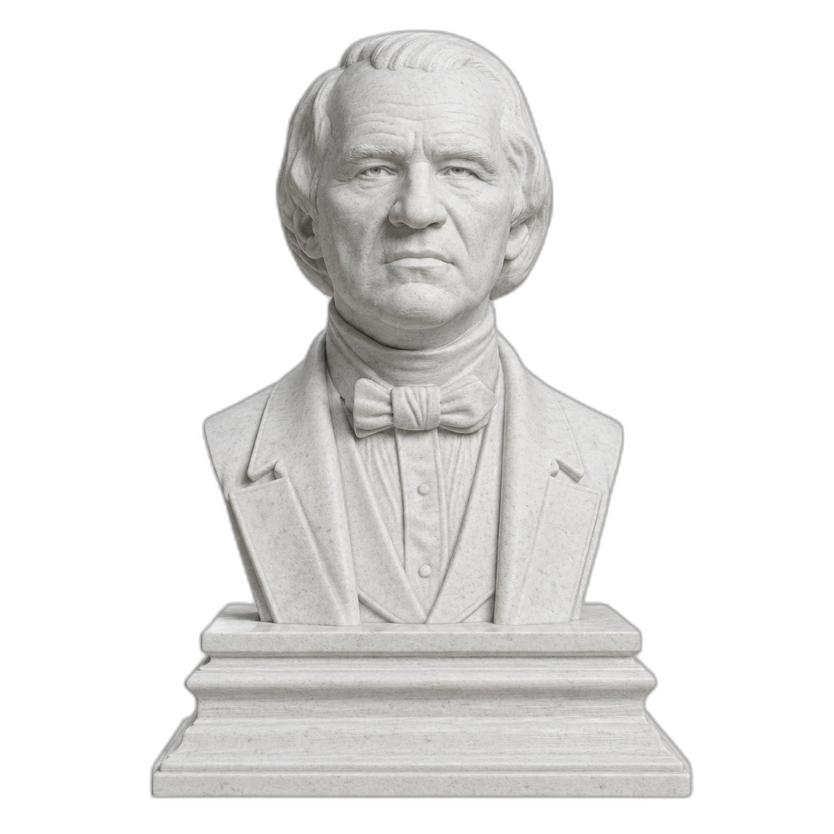 Andrew Johnson 3D Printed Collectible Bust